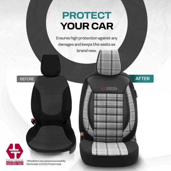 Auto Sitzbezug Set Universal Vorne und Hinten Komfortabel Komplett Set